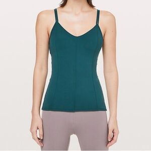 Lululemon Hugged Held Tank Emerald Green